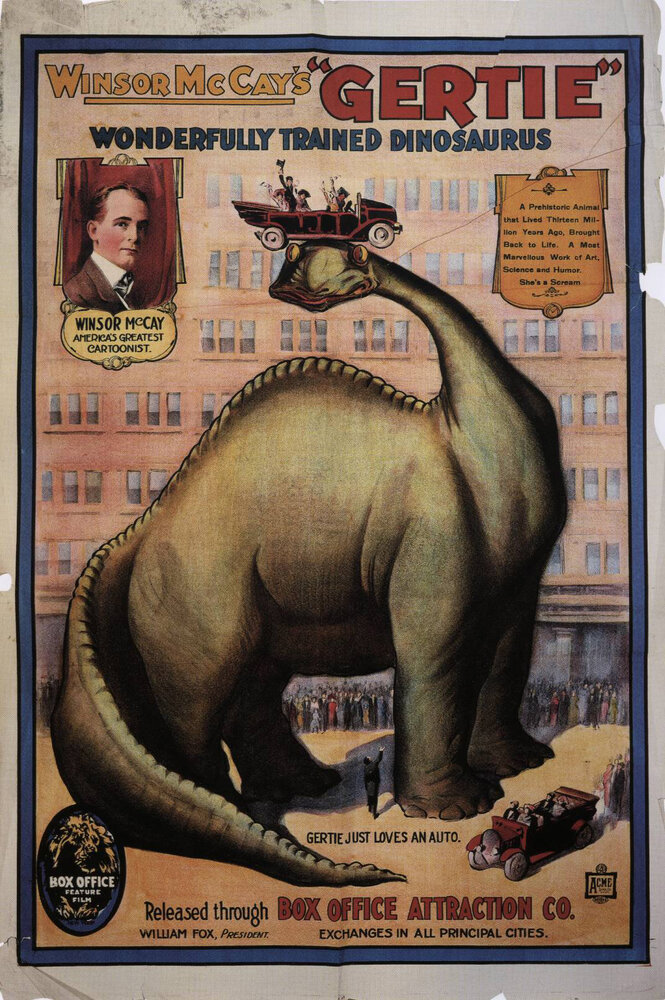 Смотреть Динозавр Герти (1914) на шдрезка